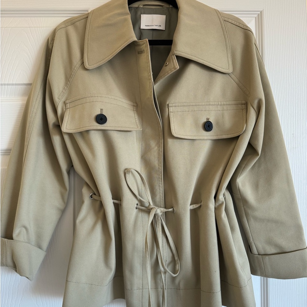 Rebecca Taylor Drawstring Field Jacket - Picture 6 of 7